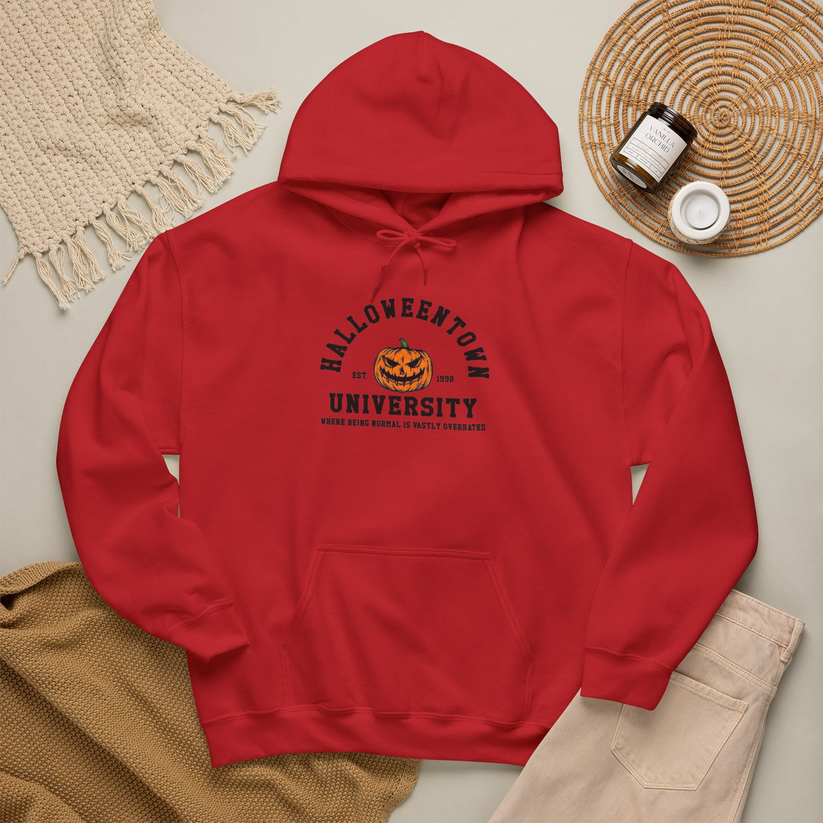 Halloween University Pumpkin Hoodie