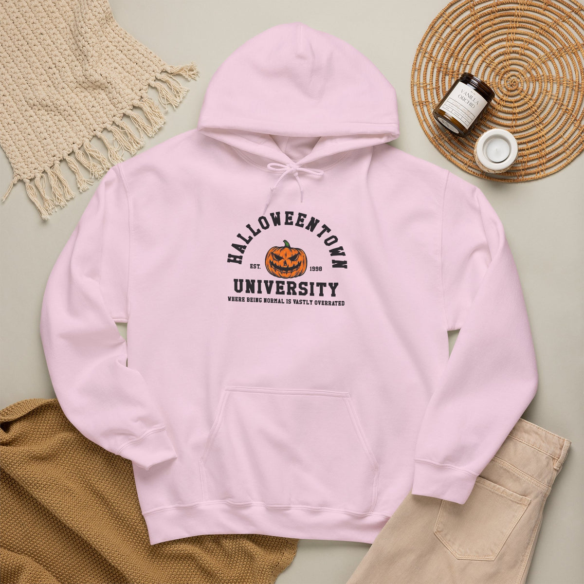 Halloween University Pumpkin Hoodie