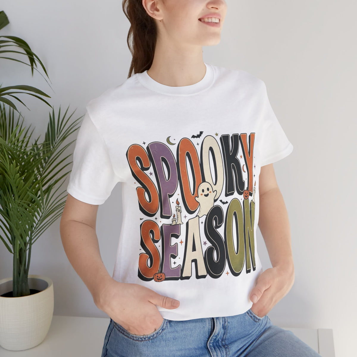 Spooky Season Halloween Ghost T-Shirt