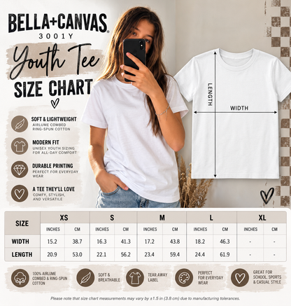 Hello Fall Youth Short Sleeve Tee | Cute Bear Cub & Pumpkin Autumn Shirt