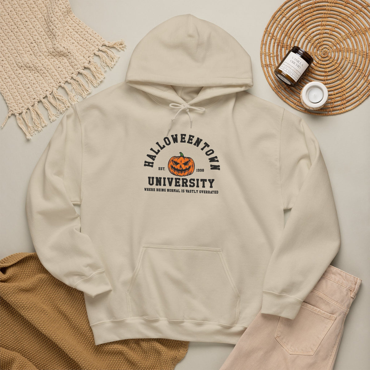 Halloween University Pumpkin Hoodie