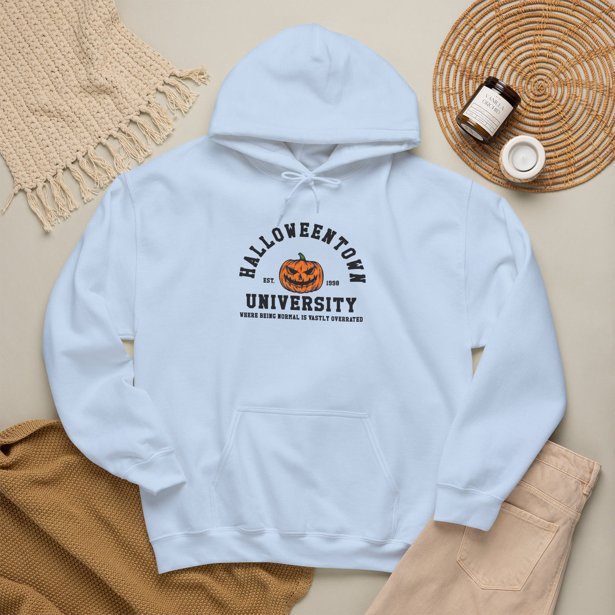Halloween University Pumpkin Hoodie